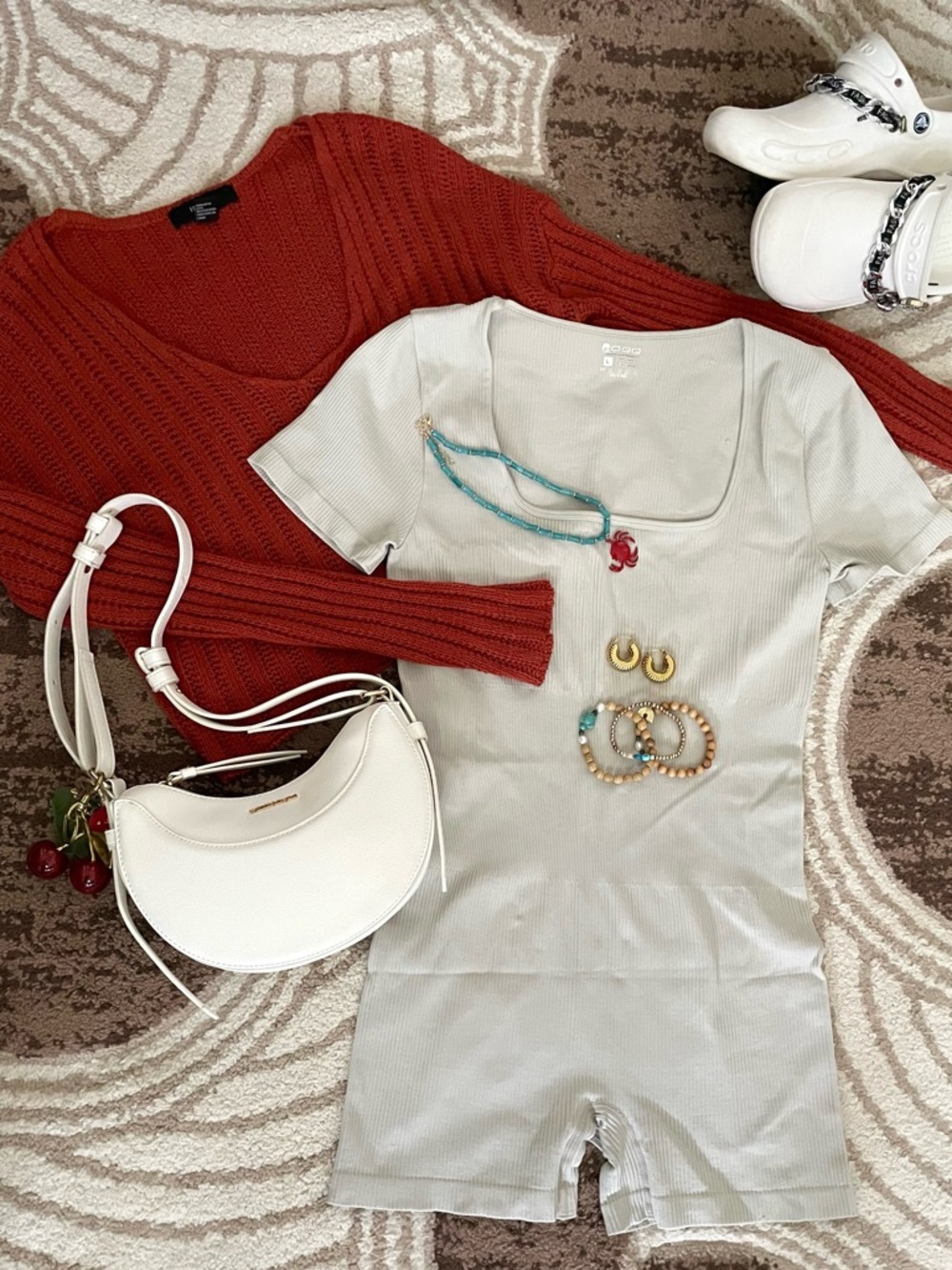 Rust Knit Sweater
